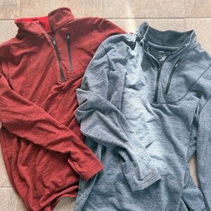 Swiss Tech Men's Quarter-Zip Pullover Bundle Size Large